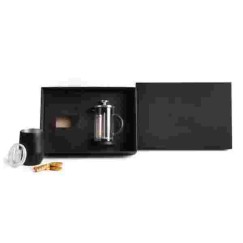 Kit Prensa Francesa e Copo Térmico 2 Peças Personalizado