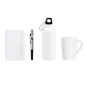 Kit Squeeze E Acessórios - Branco - 4 Pçs Personalizado