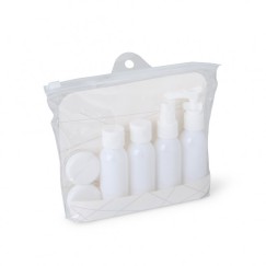 Kit Viagem Plástico 6 Peças Personalizado