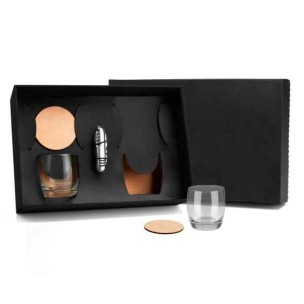 Kit Whisky com Canivete 5 Peças Personalizado Kit Whisky com Canivete 5 Peças Personalizado