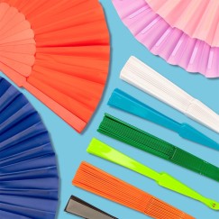 Leque de Plástico Personalizado