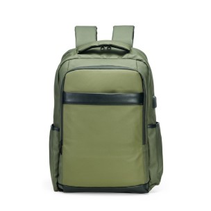 Mochila Couro Sintético USB 21 Litros Personalizada