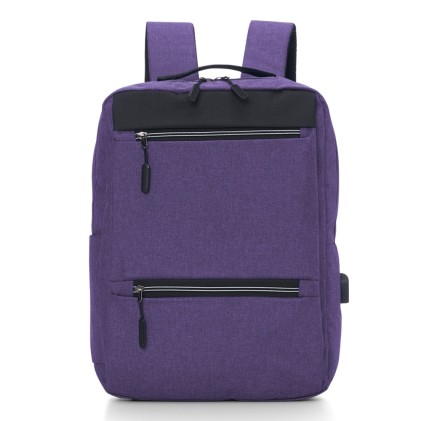 Mochila de Nylon USB 21L com Logo para Brindes