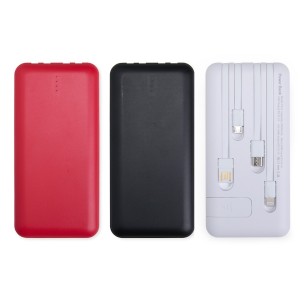 Power Bank 10.000mAh com Lanterna e Multissaídas Personalizado