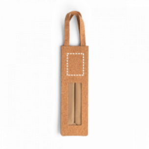 Sacola de Cortiça Para Garrafa de Vinho Personalizada
