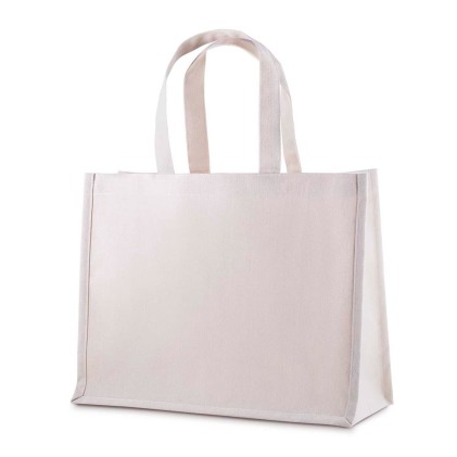 Sacola em Algodão Cru Personalizada com Logotipo