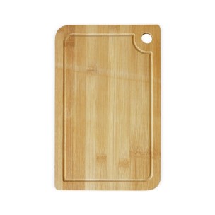 Tábua de Corte Bambu Personalizada Com Canaleta