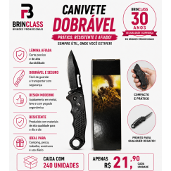 Canivete Dobrável Tático em Aço Inoxidável Personalizado
