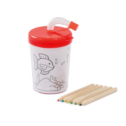 Copo Plástico Infantil Para Colorir Personalizado Copo Plástico Infantil Para Colorir Personalizado