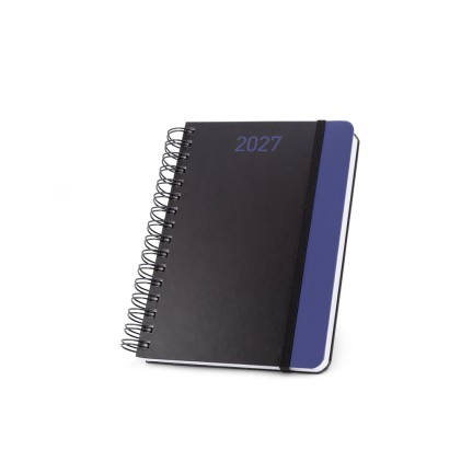 Agenda A5 em papel 100% reciclado e acabamento mate promocional