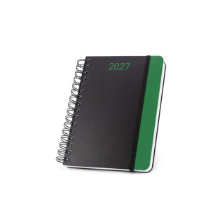Agenda A5 em papel 100% reciclado e acabamento mate promocional Agenda A5 em papel 100% reciclado e acabamento mate promocional