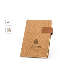 Agenda A5 em cortiça promocional