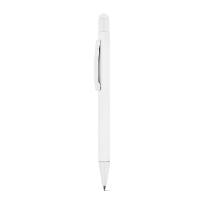 Caneta esferográfica com um design moderno em alumínio 100% reciclado, com acabamento mate brinde
