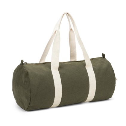 Bolsa esportiva em algodão reciclado e poliéster reciclado (380 g/m² ) brinde