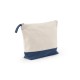 Necessaire de cosméticos 100% algodão (340 g/m²) bicolor corporativo