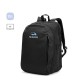 Mochila com um compartimento de abertura total em poliéster reciclado 300D de alta densidade (16