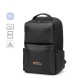 Mochila em twill reciclado resistente à água com dois bolsos frontais de grande dimensão (17'3