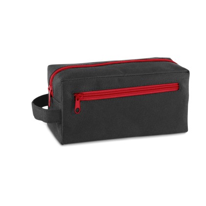 Necessaire Nylon Com Pega e Bolso Frontal