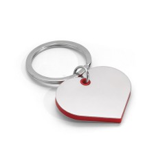 Chaveiro Coração Com Logo Personalizado