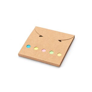 Conjunto para escritório, em papel 100% reciclado, com 6 blocos adesivados corporativo