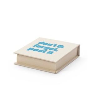 Conjunto 2 em 1 para escritório, em papel 100% reciclado, com 6 blocos adesivados personalizado
