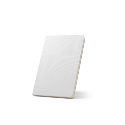 Caderno A6 com capa rígida, ideal para personalização em sublimação com logotipo