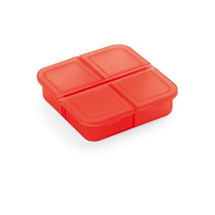 Porta Comprimidos de Plástico Com 4 Divisórias Personalizado Com Logo Porta Comprimidos de Plástico Com 4 Divisórias Personalizado Com Logo
