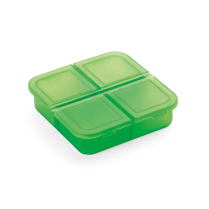 Porta Comprimidos de Plástico Com 4 Divisórias Personalizado Com Logo Porta Comprimidos de Plástico Com 4 Divisórias Personalizado Com Logo