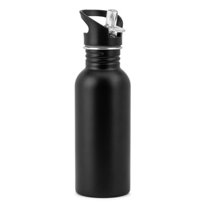 Garrafa em aço inox com parede simples personalizado