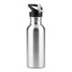 Garrafa em aço inox com parede simples personalizado