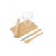 Kit para caipirinha com 5 peças em bambu personalizado Kit para caipirinha com 5 peças em bambu personalizado