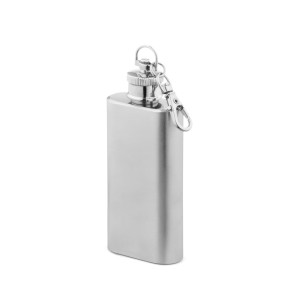 Garrafa de bolso em aço inox (50 mL) brinde Garrafa de bolso em aço inox (50 mL) brinde