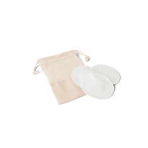 Conjunto de 3 discos de limpeza facial laváveis e reutilizáveis brinde
