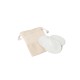 Conjunto de 3 discos de limpeza facial laváveis e reutilizáveis brinde