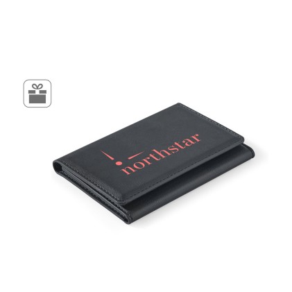 Carteira magnética em PU de grande capacidade com bloqueio RFID personalizado