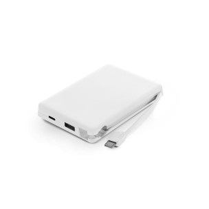 Bateria Portátil em ABS 100% Reciclado 10.000mAh Promocional