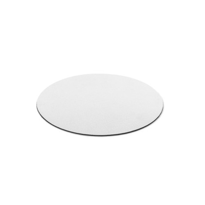 Mouse Pad com formato redondo e base em borracha promocional
