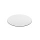 Mouse Pad com formato redondo e base em borracha promocional