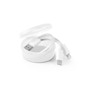 Cabo USB 3 em 1 Promocional Personalizado