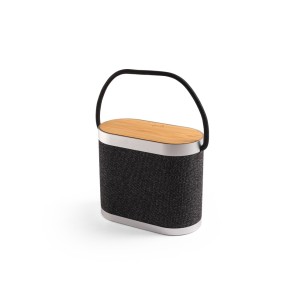 Caixa de Som de 15W em Bambu Personalizada