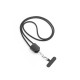 Cordão lanyard com suporte para celular incluso, cabo USB-C e diversos adaptadores em ABS reciclado e TPE reciclado corporativo