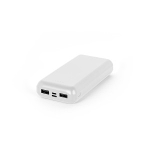 Bateria Portátil em ABS 100% Reciclado 20.000mAh Promocional