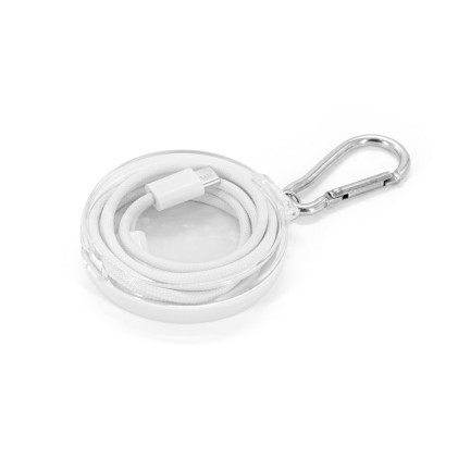 Cabo simples USB-C para USB-C com cordão entrelaçado (60W) corporativo