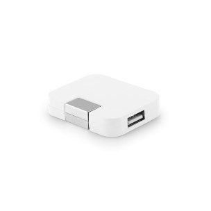 Hub USB Plástico Com Logotipo Personalizado