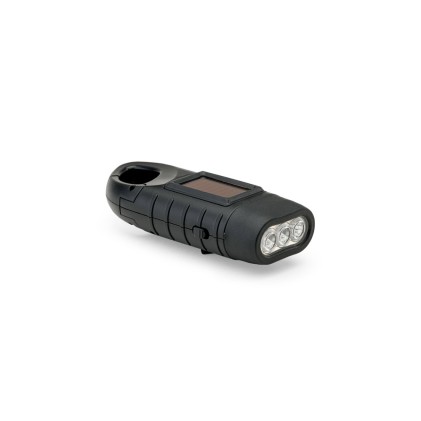 Lanterna compacta de 0'5 W em ABS, com 3 LEDs brancos com 90 lumens com logotipo
