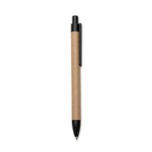 Caneta eco. com det. plástico personalizado