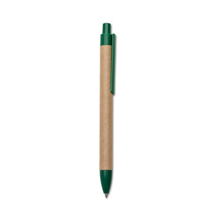 Caneta eco. com det. plástico personalizado