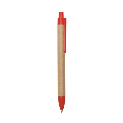 Caneta eco. com det. plástico personalizado