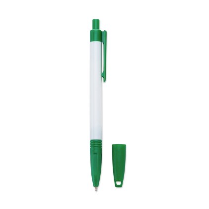 Caneta plástica com cordão promocional