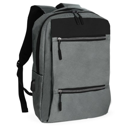 Mochila nylon usb 20l  para brinde